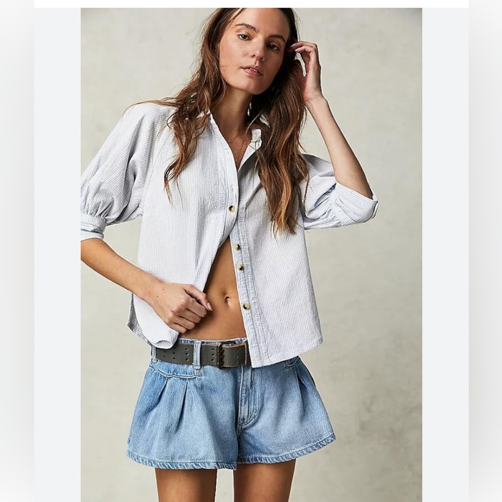 Free people button down size medium. New with tags